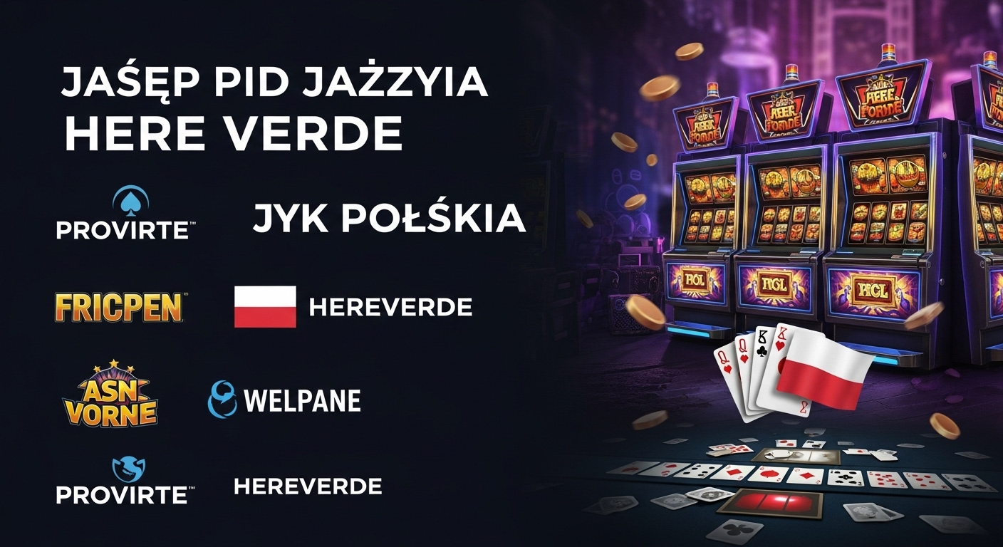 Dostawcy gier i oprogramowania verde casino jak wypłacić pieniądze